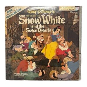 Snow White and the Seven Dwarfs Vintage Vinyl Record